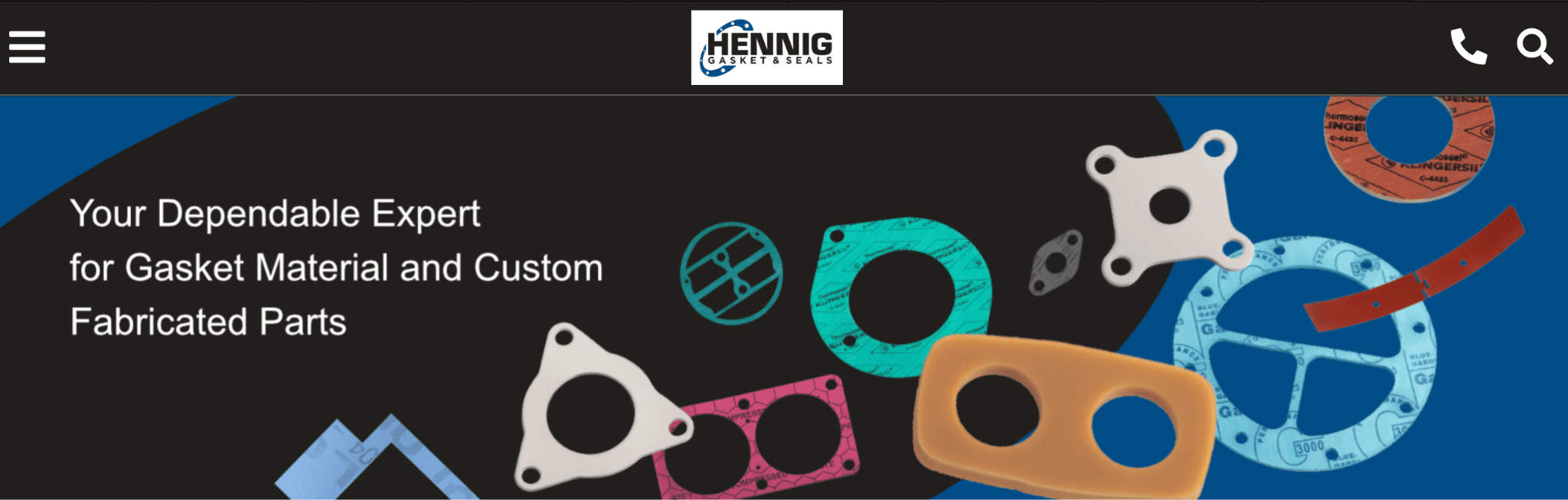Hennig Gasket & Seals: Non-metallic gaskets for industrial OEM applications