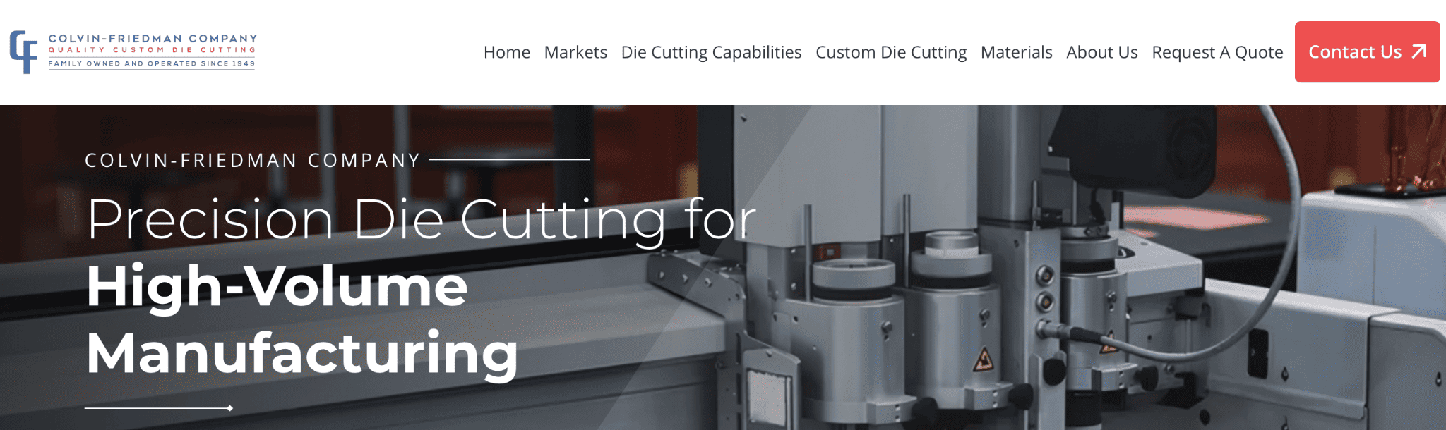 Colvin-Friedman: Zero-defect manufacturing record since 1949