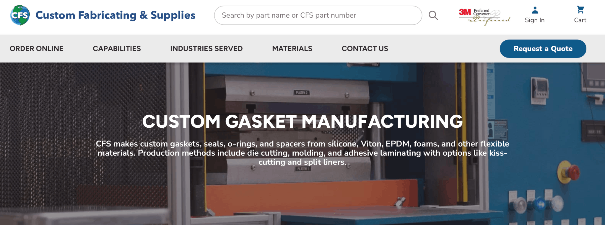 Custom Gasket Mfg.